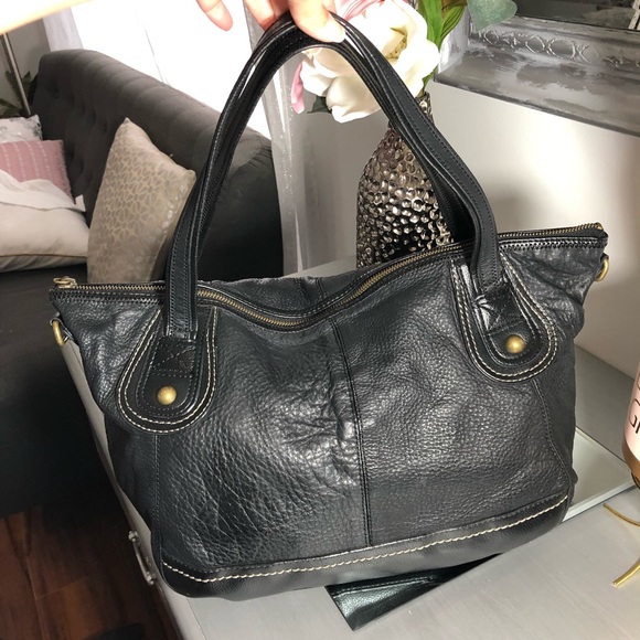 The sak bags.
The Sak Iris Black Pebble Leather Shopper Tote Bag - Picture 2 of 8